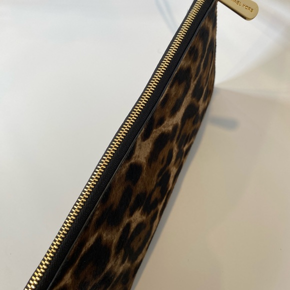 Michael Kors Leopard Print Wristlet - Picture 3 of 7